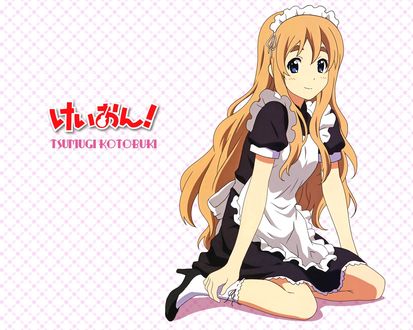 Обои на рабочий стол Tsumugi Kotobuki (аниме 'Кей-он')