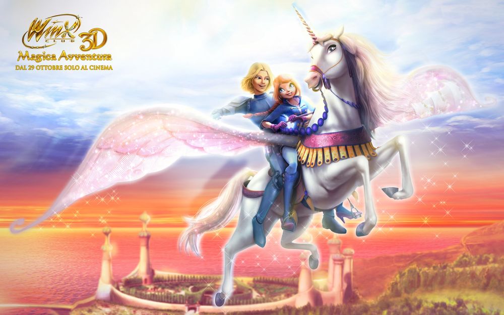 Обои для рабочего стола winx 3D - magica adventura