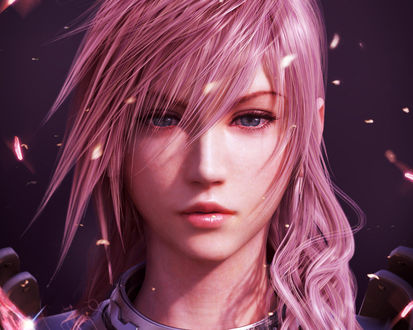 Обои на рабочий стол Lightning (игра 'Final Fintasy')