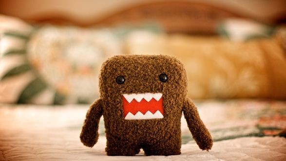 Обои на рабочий стол Плюшевый Домо/Domo