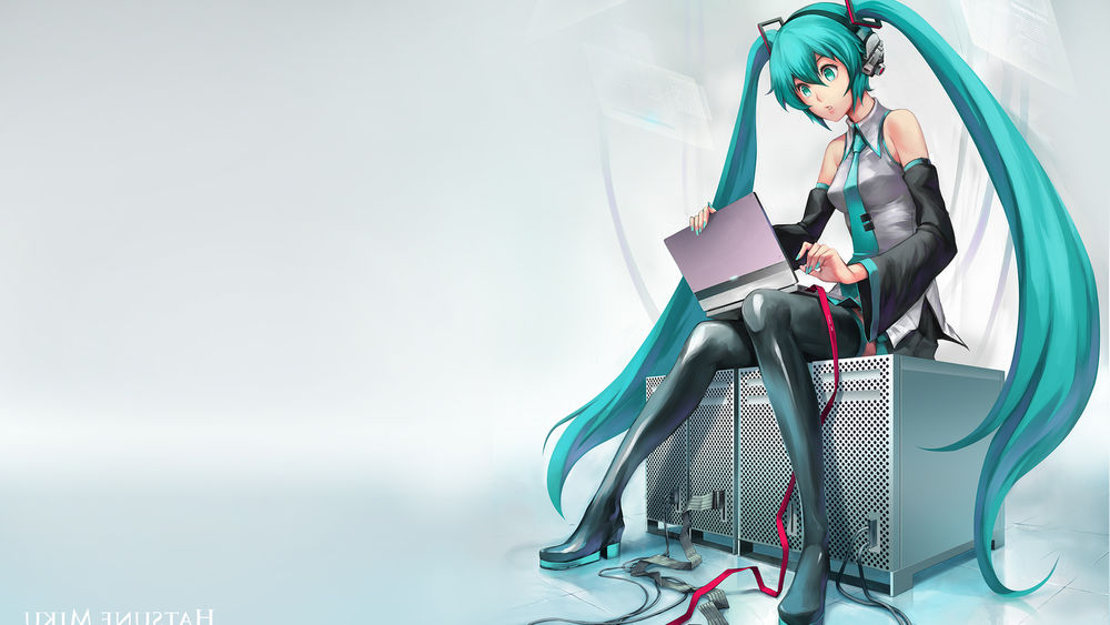 Hatsune miku обои на пк