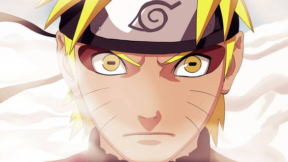 Обои на рабочий стол Сердитый Наруто-санин (anime Naruto)