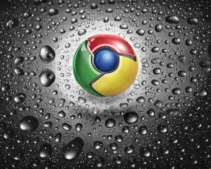Обои на рабочий стол Эмблема Google Chrome / Гугл Хром