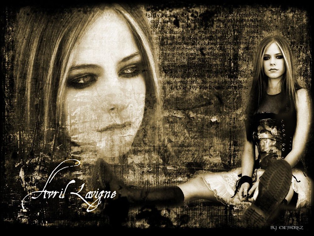 Обои для рабочего стола Avril Lavigne by Exeworkz