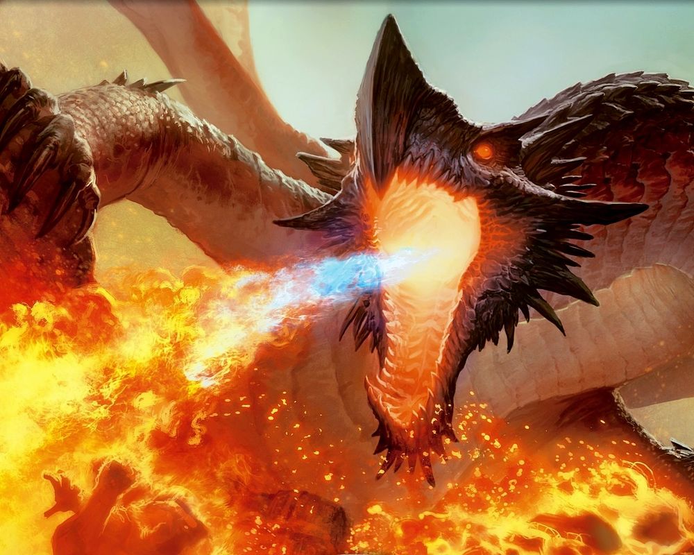 Обои Огнедышащий дракон для рабочего стола бесплатно и картинки Огнедышащий дракон скачать здесь