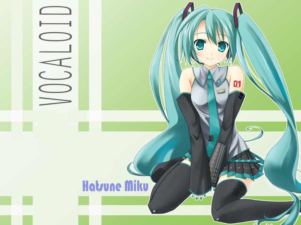Обои для рабочего стола Вокалоид Хатсуне Мику / Vocaloid Hatsune Miku