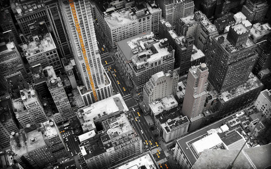 Обои на рабочий стол New york / Нью Йорк с высоты птичьего полета