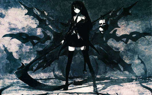 Обои на рабочий стол Аниме Black Rock Shooter
