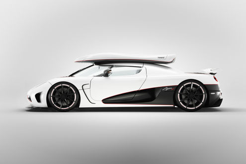 Обои на рабочий стол Agera R side skibox