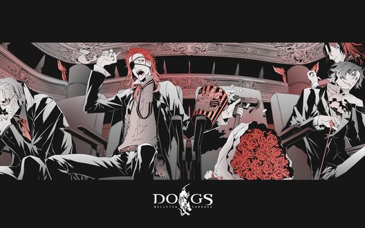Обои на рабочий стол Аниме Dogs (bullets & carnage)