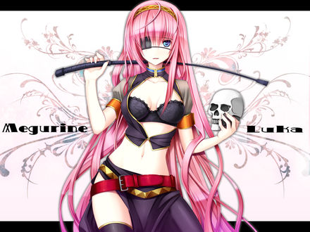 Обои на рабочий стол Vocaloid Megurine Luka / Вокалоид Мегурине Лука