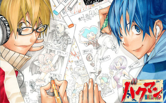 Обои на рабочий стол Аниме 'Бакуман' / 'Bakuman'