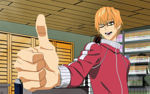 Обои на рабочий стол Аниме 'Бакуман' / 'Bakuman', Акито Такаги 'Сюдзин'