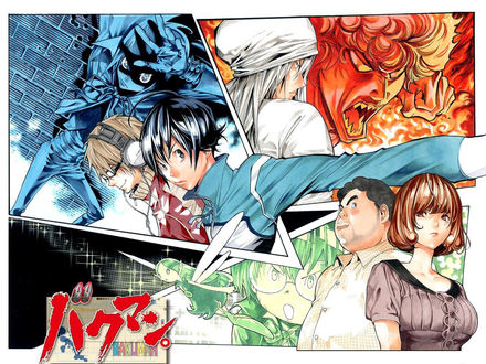 Обои на рабочий стол Кадр из комикса аниме Бакуман / Bakuman
