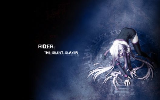 Обои на рабочий стол Аниме Fate Stay Night (rider the silent slayer)