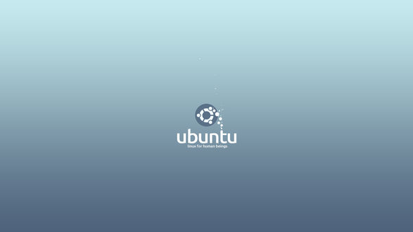 Обои на рабочий стол Ubuntu / Убунту linux for human beings