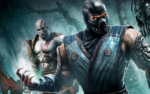 Обои на рабочий стол Воины из игры Mortal Kombat / Смертельная битва