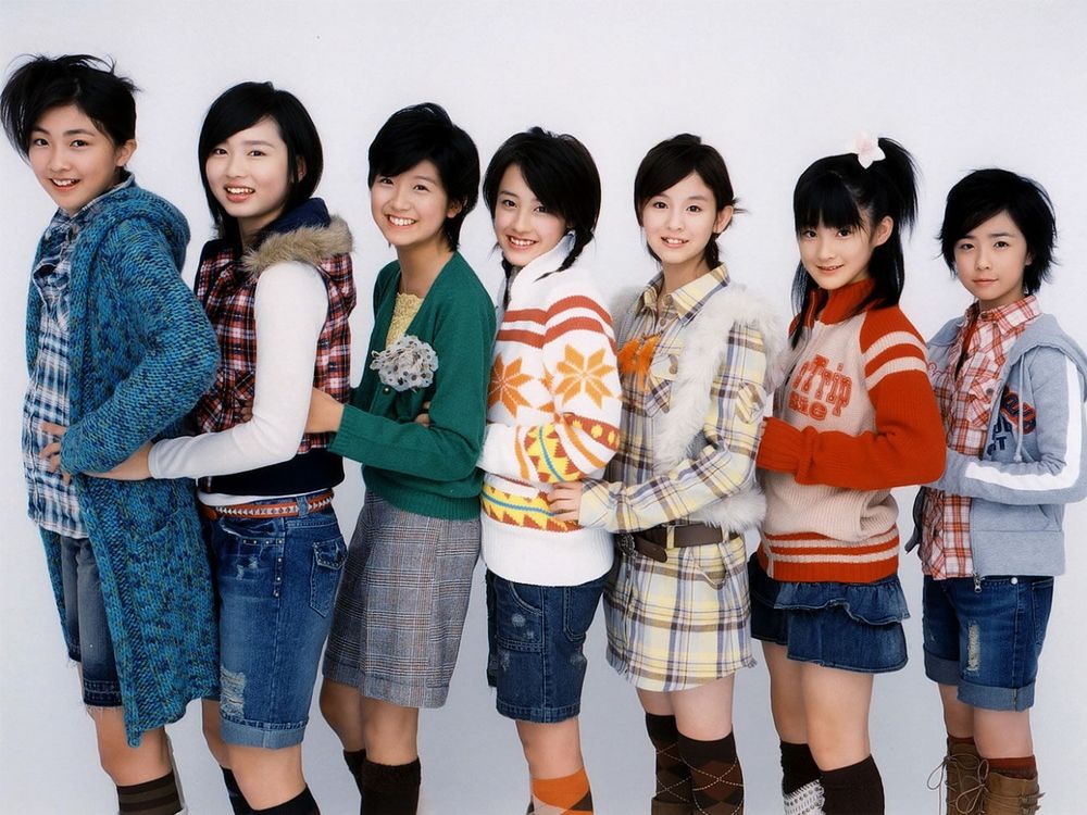 Обои для рабочего стола Японская группа Berryz Koubоu