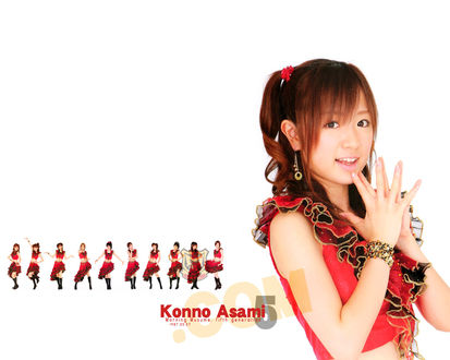 Обои на рабочий стол Konno Asami / Конно Асами из японской группы Morning Musume (fifth generation)