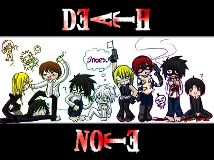 Обои на рабочий стол Аниме 'Death Note'
