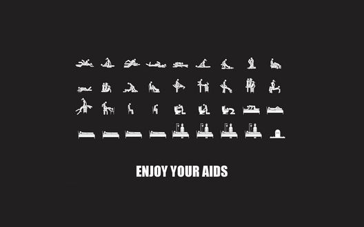Обои на рабочий стол Enjoy your aids