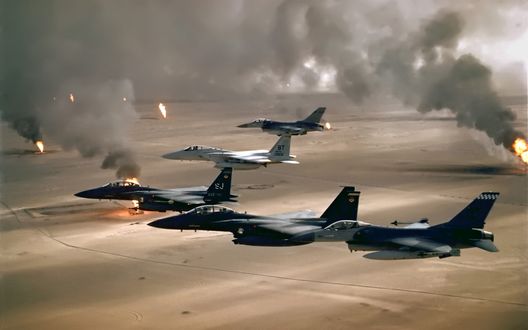 Обои на рабочий стол Desert Storm / операция Буря в пустыне