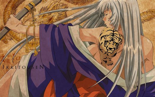 Обои на рабочий стол Ikkitousen