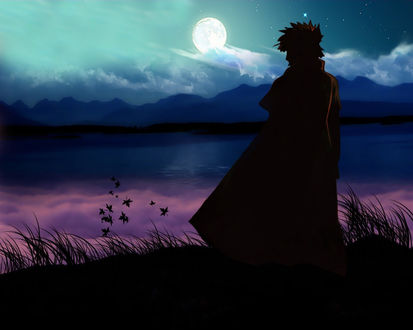 Обои на рабочий стол Yondaime Hokage из аниме Naruto / Наруто