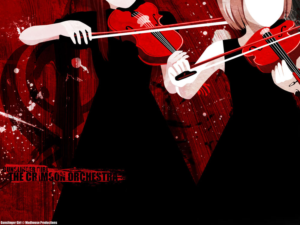 Обои для рабочего стола Gunslinger Girl The Crimson Orchestra (Gunslinger Girl © Madhouse Productions)