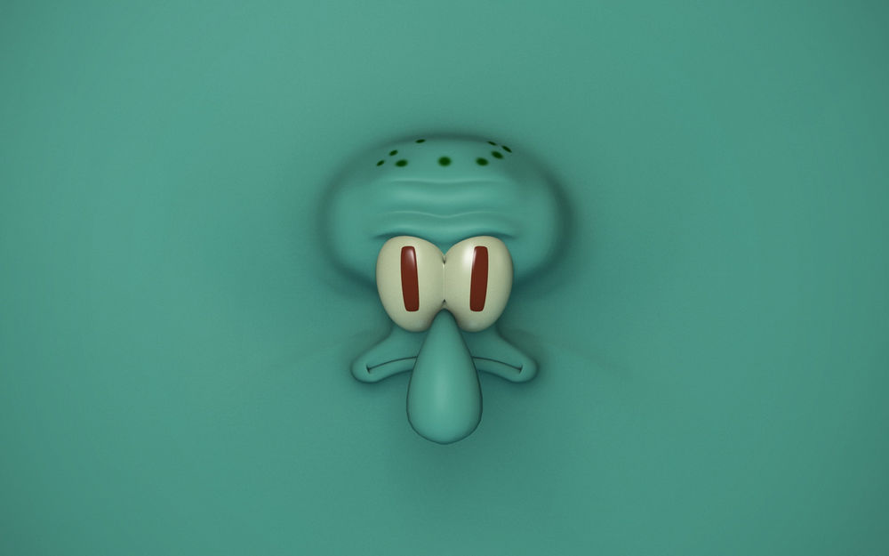 Обои для рабочего стола Squidward 'SpongeBob'