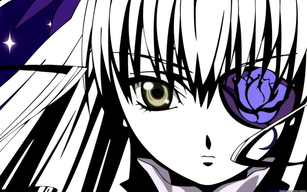Обои для рабочего стола Кукла Barasuishou из аниме Девы Розена / Rozen Maiden, art by Peach-pit