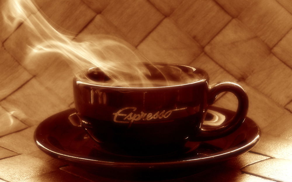 Обои для рабочего стола Горячий кофе экспрессо / Espresso