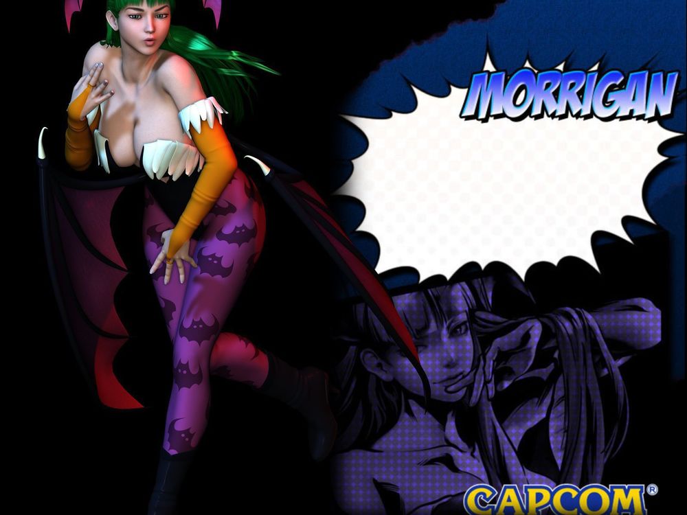 Обои для рабочего стола Девушка (Morrigan CAPCOM)