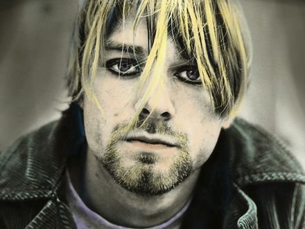 Обои на рабочий стол Курт Кобейн / Kurt Cobain
