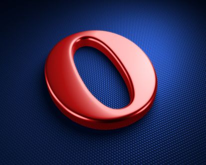Обои на рабочий стол Значок от веб-браузера Opera / Опера