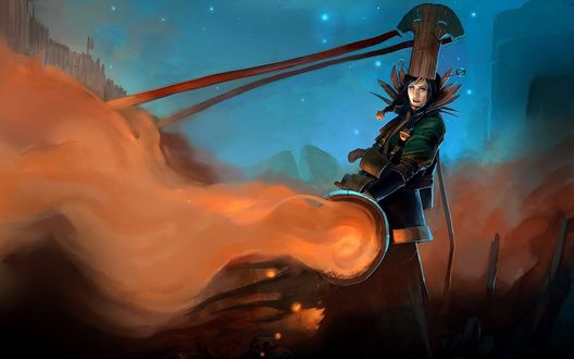 Обои на рабочий стол Маг из игры 'Bloodline Champions'