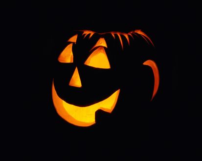 Обои на рабочий стол Светильник Джека в Хэллоуин / Haloween