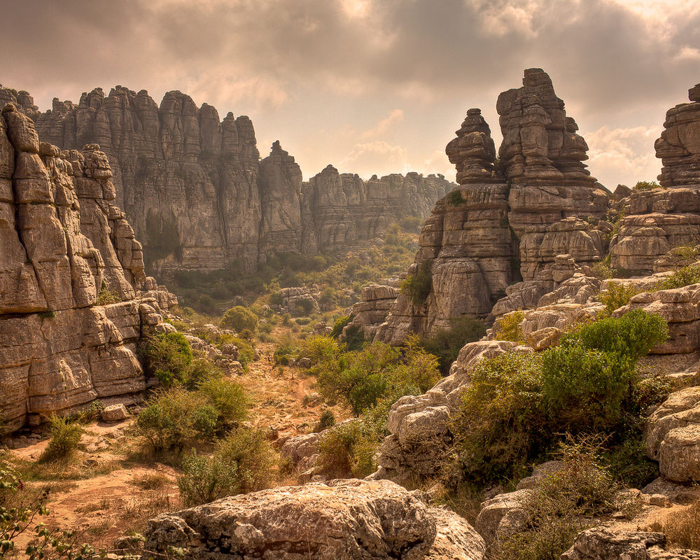Обои для рабочего стола Национальный парк Торкаль (Parque Nacional Torcal de Antequera)