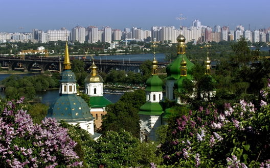 Обои на рабочий стол Киев во всей красе