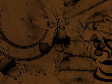 Обои на рабочий стол Пятна кофе