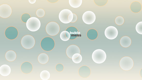Обои на рабочий стол Buble mess