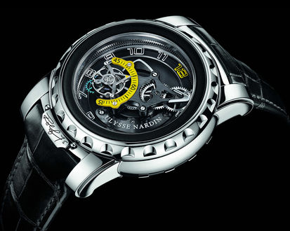 Обои на рабочий стол Швейцарские часы ULYSSE NARDIN