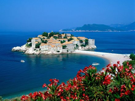 Обои на рабочий стол Остров святого Стефания / Sveti Stefan, Черногория