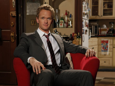 Обои на рабочий стол Барни Стинсон (актер Нил Патрик Харрис / Neil Patrick Harris) в сериале 'Как я встретил вашу маму / How I Met Your Mother'