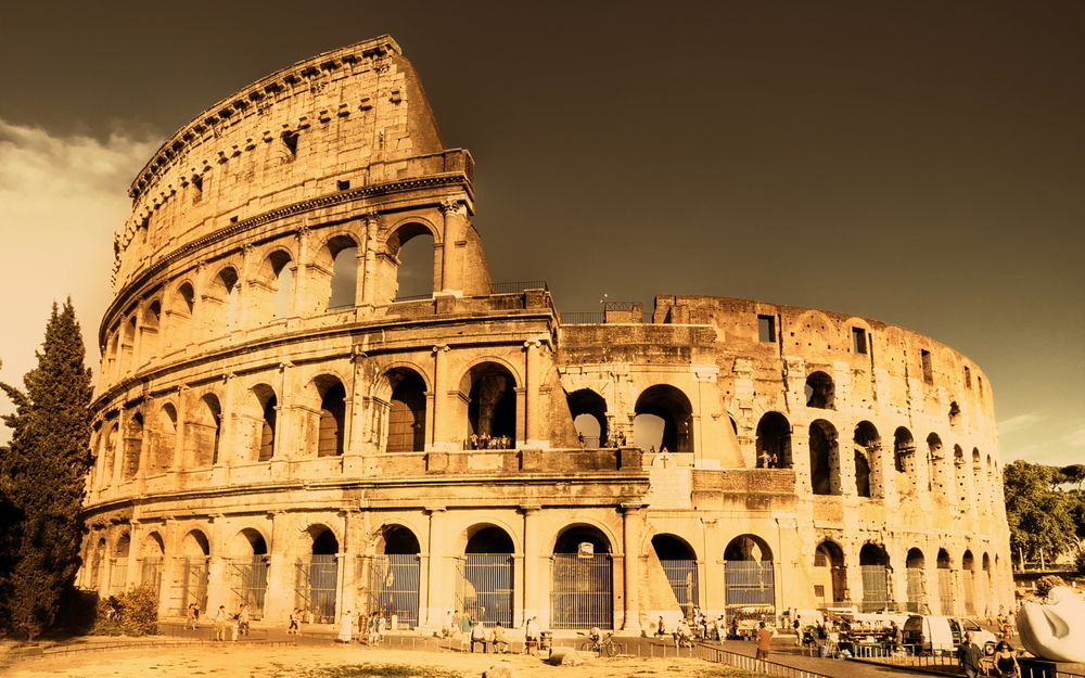Обои для рабочего стола Колизей, Рим, Италия / The Colosseum, Rome, Italy