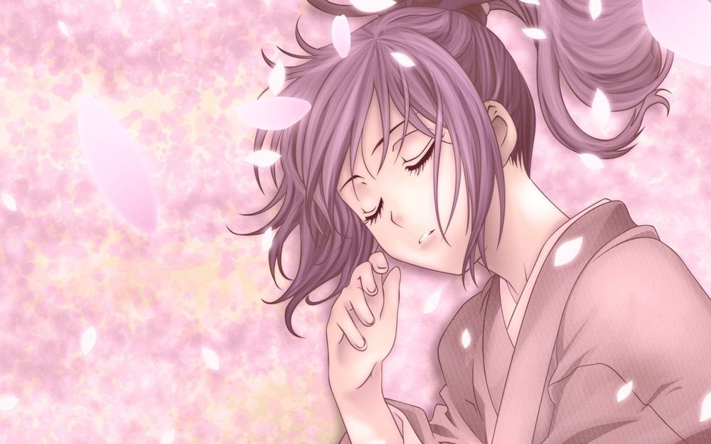 Обои для рабочего стола Спящая Chizuru Yukimura