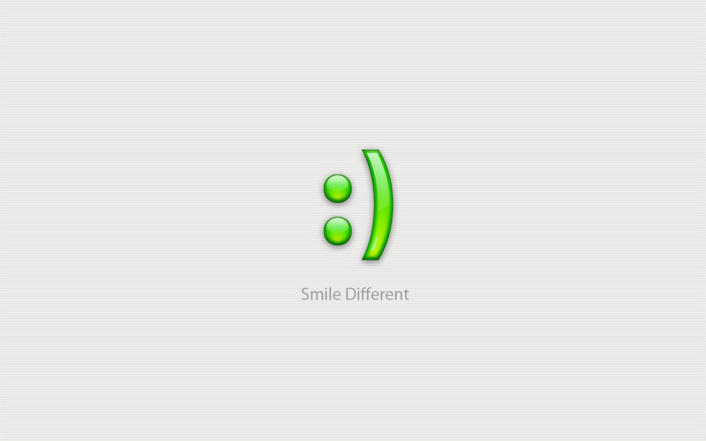 Обои для рабочего стола Смайл :) (Smile Different)