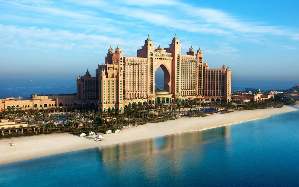 Обои для рабочего стола Отель Atlantis the palm в Дубае