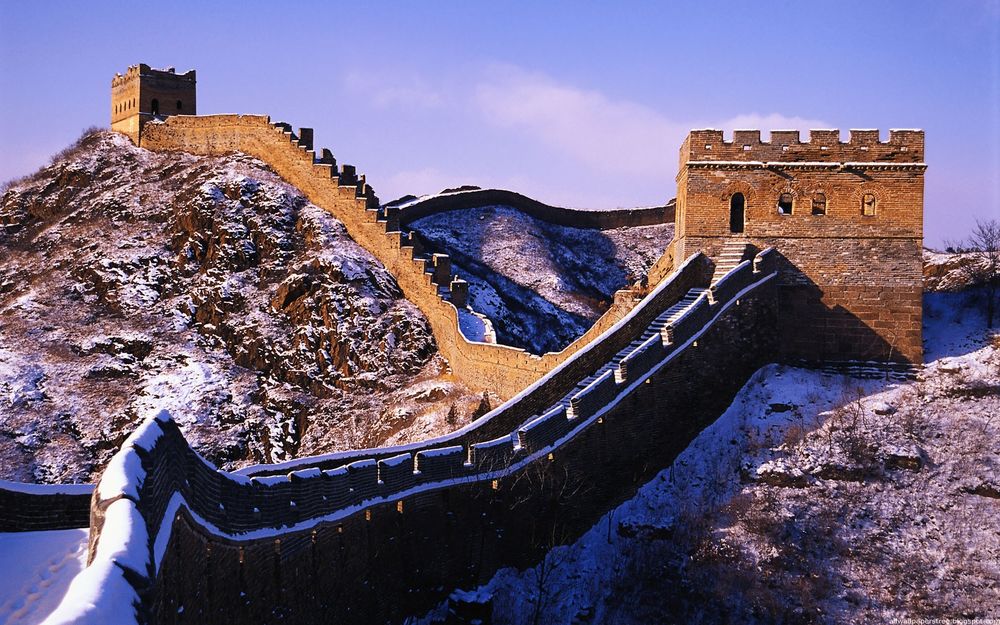 Обои для рабочего стола Главная достопримечательность Китая / China Великая Китайская Стена