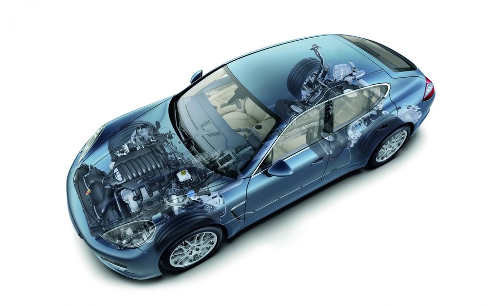 Обои для рабочего стола Porsche_Panamera_3D